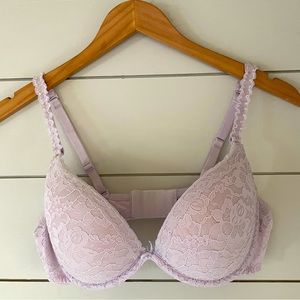 Aerie Lavender Lace Bra Size 34D